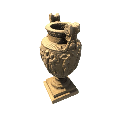 Ancient Roman Greek Vase with LOD1